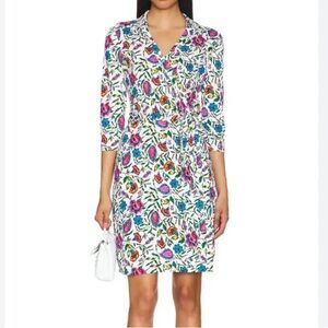 Diane Von Furstenberg 100% Silk Wrap Dress